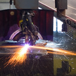 Brown Sprinkler fabrication shop meets demanding schedules